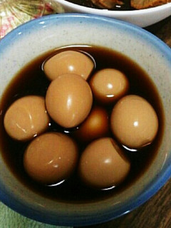 【オツマミ】5分でうずらの煮卵風-レシピのメイン写真