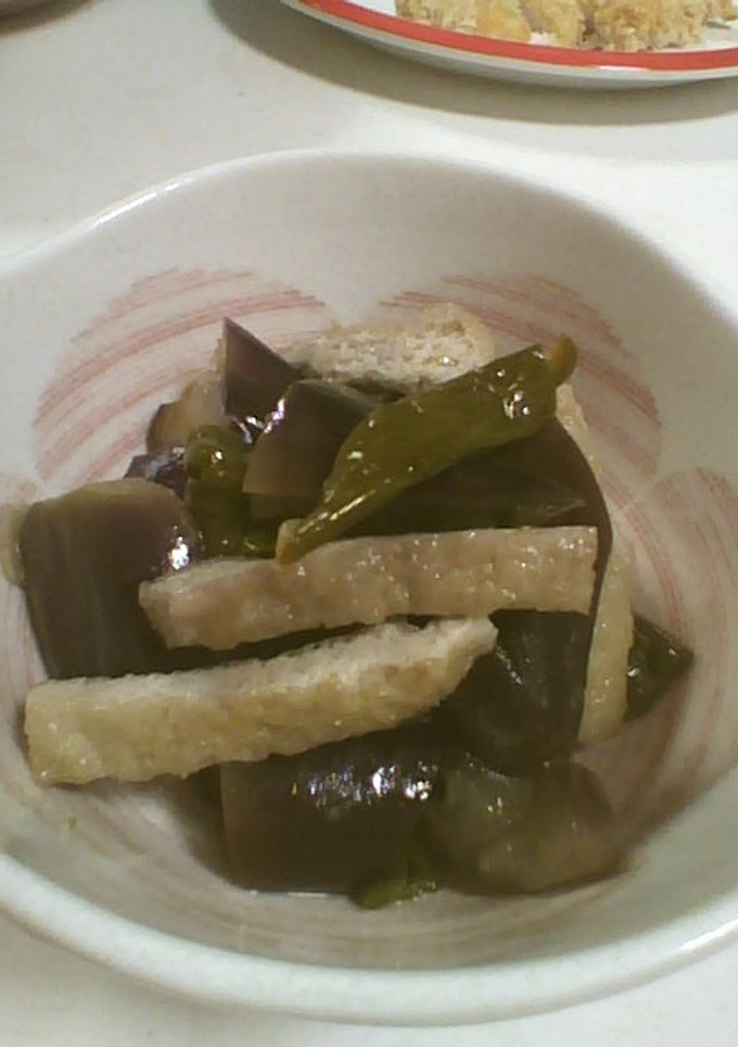 夏野菜と油揚の煮浸し-レシピのメイン写真