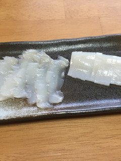 肝醤油で食べるイカ刺し-レシピのメイン写真