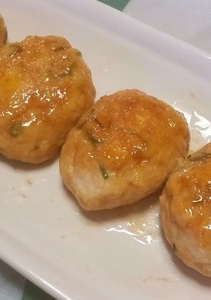 *ふわふわ♡鶏つくねのねぎマヨ照り焼き*-レシピのメイン写真