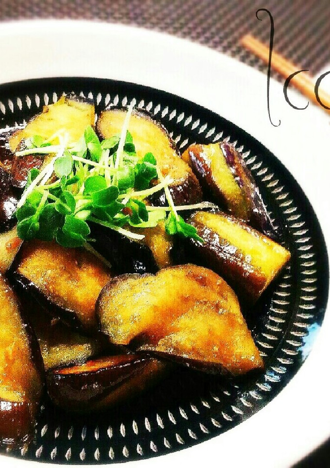 バター風味が絶品♪簡単！茄子の生姜焼き-レシピのメイン写真