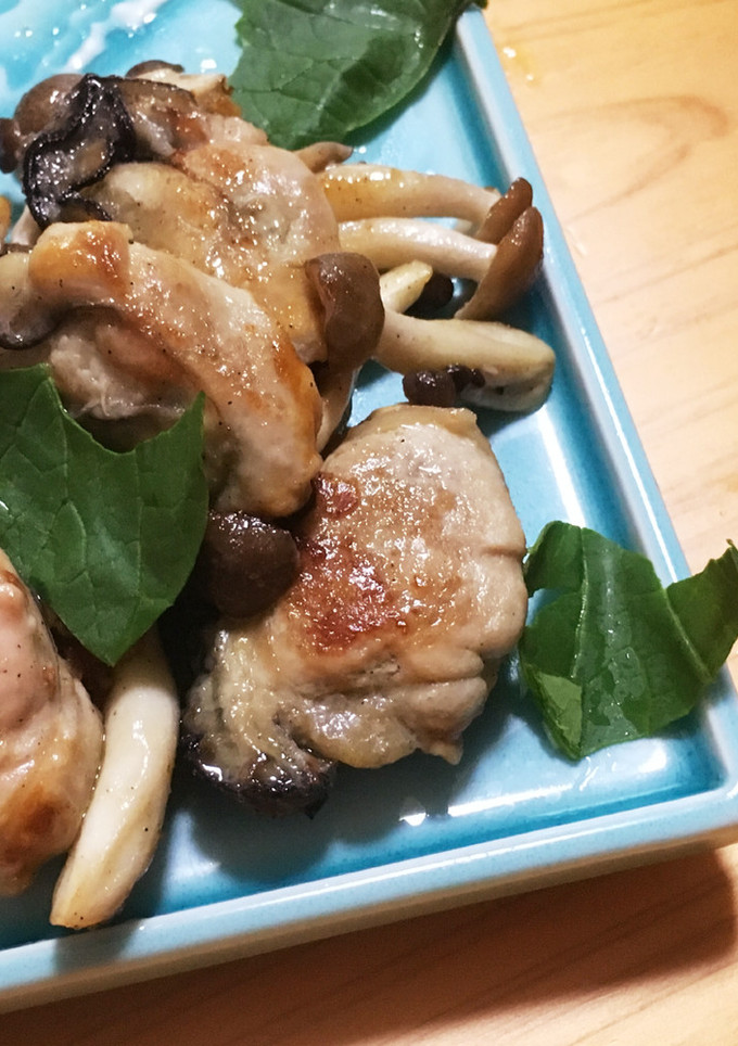 焼き牡蠣の汁で☆しめじ焼き-レシピのメイン写真