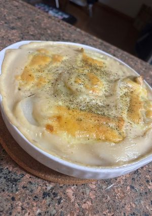鮭缶で簡単豆乳ポテトグラタン-レシピのメイン写真