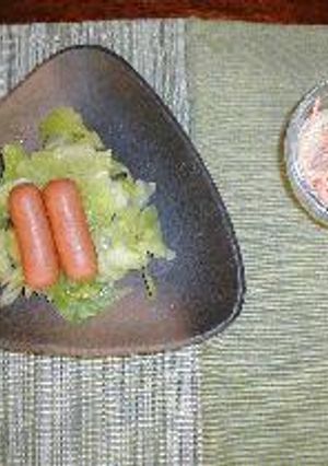 スパサラとウインナー-レシピのメイン写真