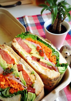 わんぱくサンド-レシピのメイン写真
