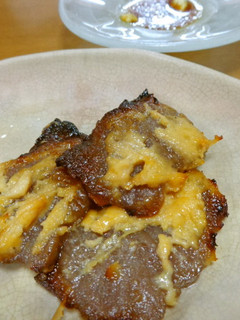 牛(焼肉用)の粕づけ-レシピのメイン写真