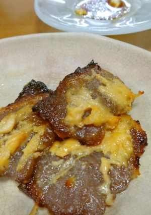 牛（焼肉用）の粕づけ-レシピのメイン写真