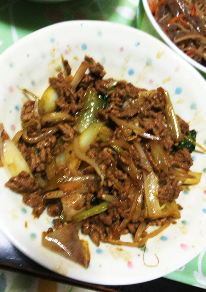 【ご飯に合う】 ミンチともやしの味噌炒め-レシピのメイン写真