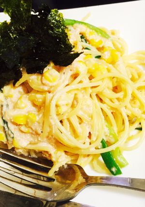 和風たらこクリームパスタ-レシピのメイン写真