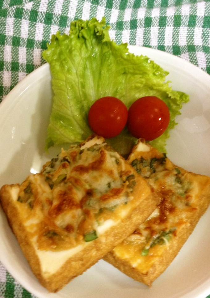 簡単おつまみ 厚揚げチーズ焼き-レシピのメイン写真
