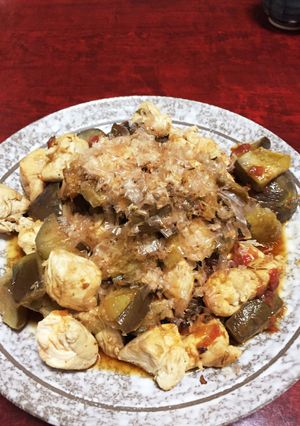 水なすとササミの梅肉ソース和え-レシピのメイン写真