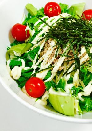 簡単！節約！水菜ともやしのさっぱりサラダ-レシピのメイン写真