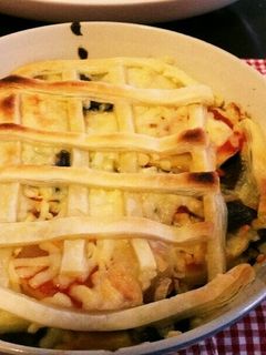 簡単!ナスとジャガイモのミルフィーユ焼き-レシピのメイン写真