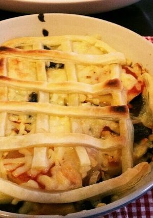 簡単！ナスとジャガイモのミルフィーユ焼き-レシピのメイン写真