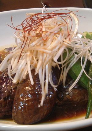 コチジャンで甘辛♪ナスの焼きびたし-レシピのメイン写真