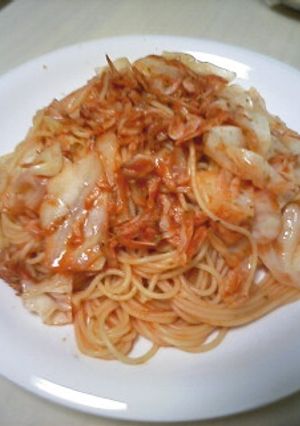 桜えびとキャベツのパスタ-レシピのメイン写真