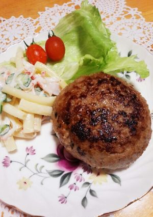 ＊肉汁がどばぁ～っと溢れるハンバーグ＊-レシピのメイン写真