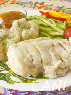 しっとり胸肉でシンガポールチキンライス-レシピのメイン写真
