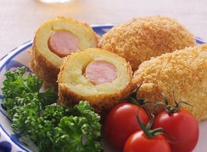 丸ごとウインナー入りさつまいもコロッケ-レシピのメイン写真