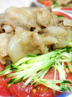 冷しゃぶうどん-レシピのメイン写真
