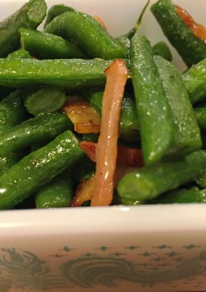 いんげんとベーコン・ほんのりカレー味-レシピのメイン写真