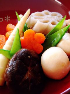 白だしでお食い初めの煮物-レシピのメイン写真