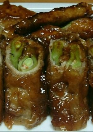 モロッコいんげんの甘酢肉巻き-レシピのメイン写真