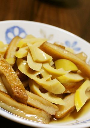 破竹（ハチク）と薩摩揚げの煮物-レシピのメイン写真