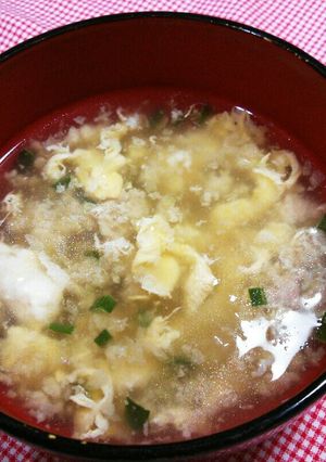 餃子の具の余りで絶品☆中華スープ-レシピのメイン写真