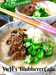 さんまの蒲焼缶deかき玉ぶっかけ素麺♡-レシピのメイン写真