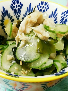 鶏ハムでちょっと豪華な酢の物-レシピのメイン写真