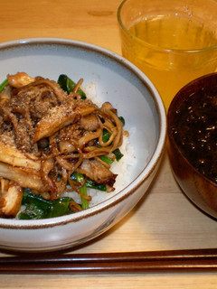 美味♪豚きのこ丼-レシピのメイン写真