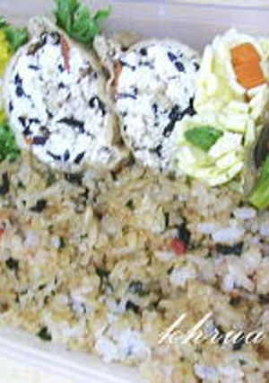 簡単お弁当おかず　カップで豆腐ひじき袋煮-レシピのメイン写真