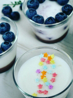 七夕に簡単!ヨーグルトゼリーチョコソース-レシピのメイン写真