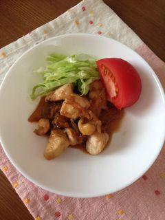 ごはん進む!ゴロゴロ鶏肉の生姜焼き-レシピのメイン写真