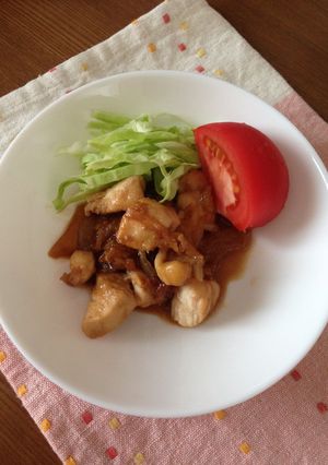 ごはん進む！ゴロゴロ鶏肉の生姜焼き-レシピのメイン写真