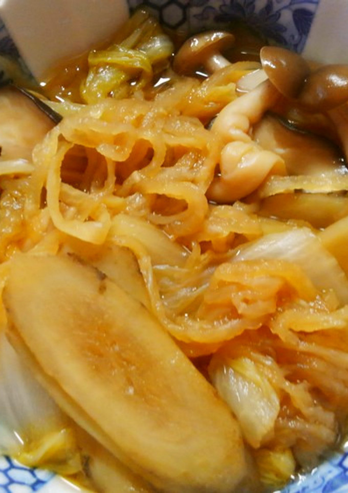 簡単和食＊ごぼうと白菜と切干し大根の煮物-レシピのメイン写真