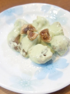 干しイチジクの緑茶クリームチーズ和え-レシピのメイン写真