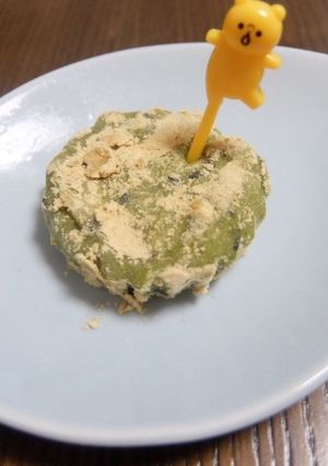 黒ゴマきなこのモチモチケーキ-レシピのメイン写真