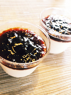 黒糖ジュレのソースで食べる♪黒糖プリン♫-レシピのメイン写真