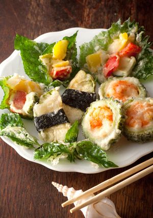 夏野菜のカラフル天ぷら-レシピのメイン写真