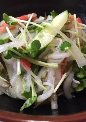 サッパリ食べれる！もずく和え♬-レシピのメイン写真