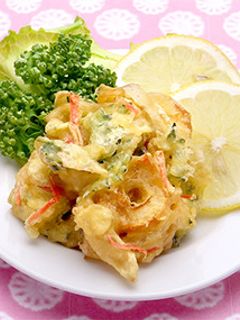☆ゴーヤと紅生姜のかき揚げ☆-レシピのメイン写真