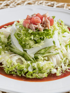 信州の夏白菜☆たっぷりぶっかけそうめん-レシピのメイン写真