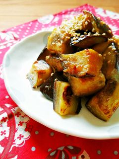 簡単ジューシー☆米なすの梅照り焼き。-レシピのメイン写真