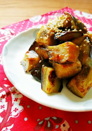 簡単ジューシー☆米なすの梅照り焼き。-レシピのメイン写真