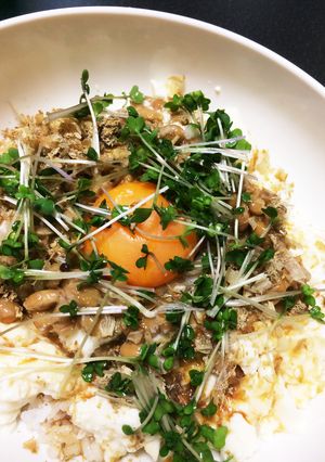 便秘ママ&授乳期ダイエットに♪納豆丼-レシピのメイン写真