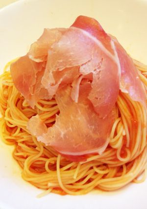 生ハムとトマトの冷製パスタ☆-レシピのメイン写真