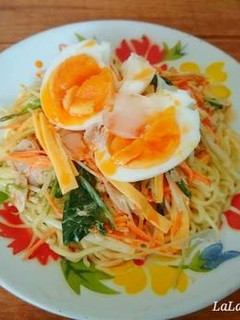 混ぜるだけ簡単♪サラダ風冷やしラーメン-レシピのメイン写真