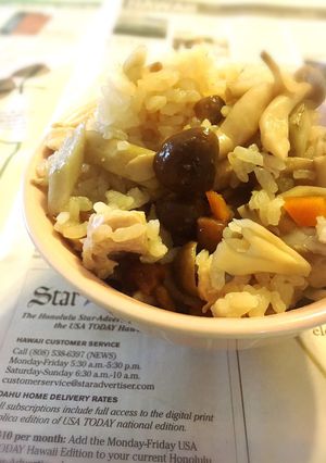 ■超簡単『秋先取り☆炊き込みご飯』講座-レシピのメイン写真